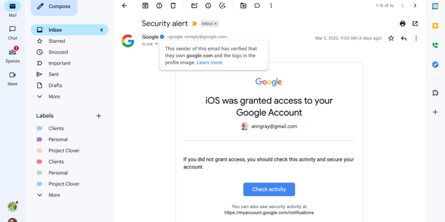 Expanding upon Gmail security with BIMI
